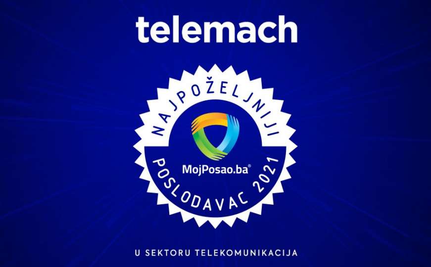 Telemach BH najpoželjniji poslodavac u telekomunikacijama u BiH 